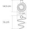 Держатель фена WASSERKRAFT K-1080POLISHED BLACK K-1080PB