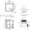 Поддон для душа WASSERKRAFT AMPER 29T19 100x100 см