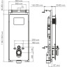 Система инсталляции для унитазов WASSERKRAFT SALM 27TLT.010.ME.WH.CH01